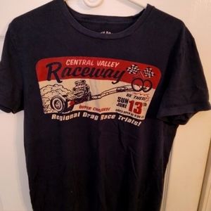 Lucky Brand graphic tee Men's M dark blue